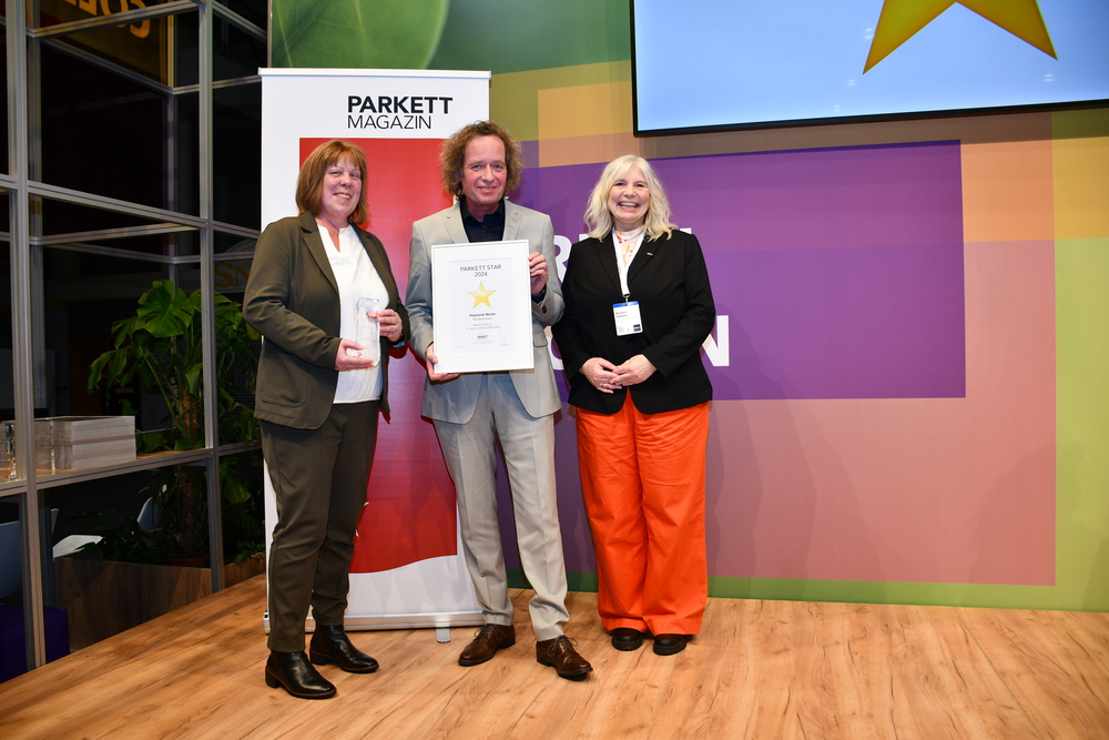 Parkett Star 2024: Festliche Ehrung der Preisträger auf der Domotex