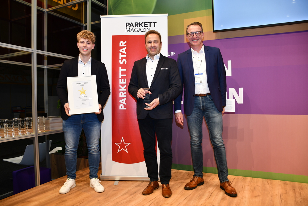 Parkett Star 2024: Festliche Ehrung der Preisträger auf der Domotex