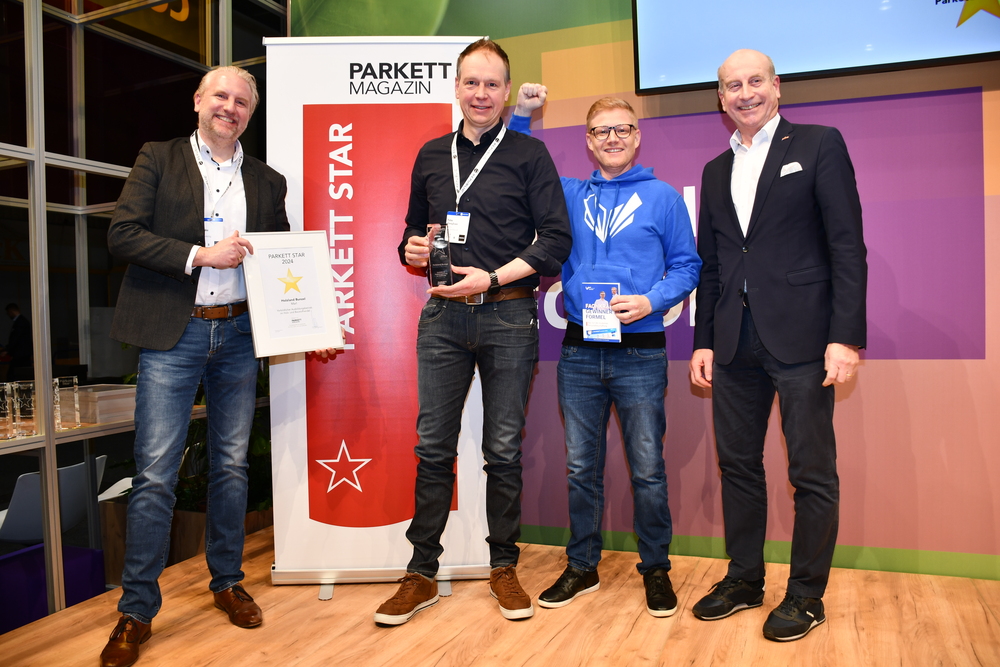 Parkett Star 2024: Festliche Ehrung der Preisträger auf der Domotex