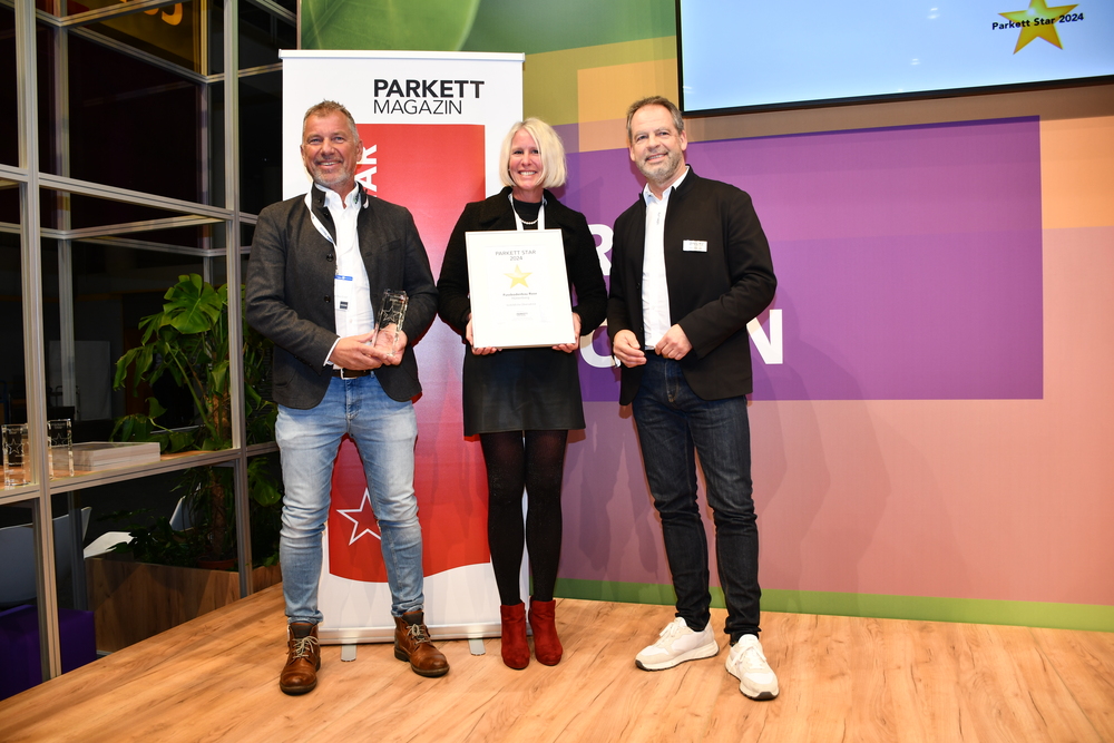 Parkett Star 2024: Festliche Ehrung der Preisträger auf der Domotex