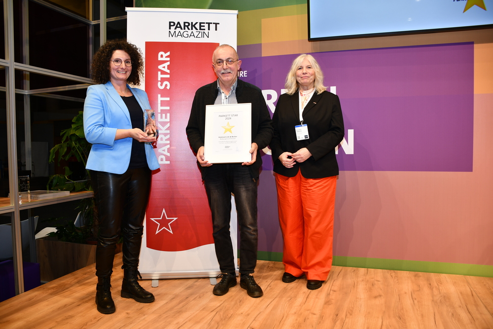 Parkett Star 2024: Festliche Ehrung der Preisträger auf der Domotex