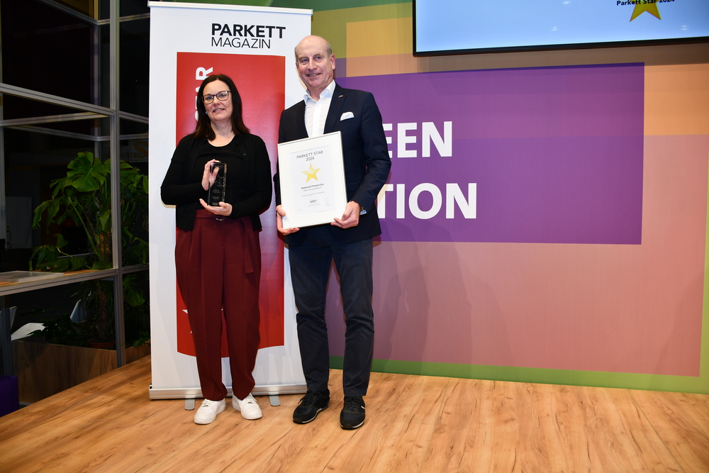 Parkett Star 2024: Festliche Ehrung der Preisträger auf der Domotex