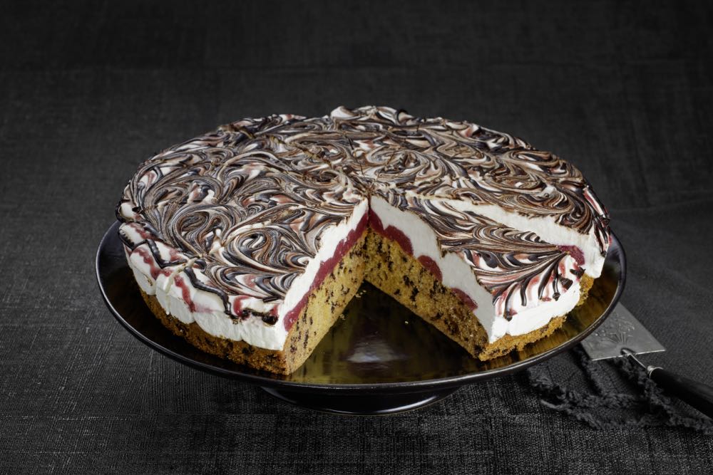 Pfalzgraf / Himbeer-Stracciatella-Torte