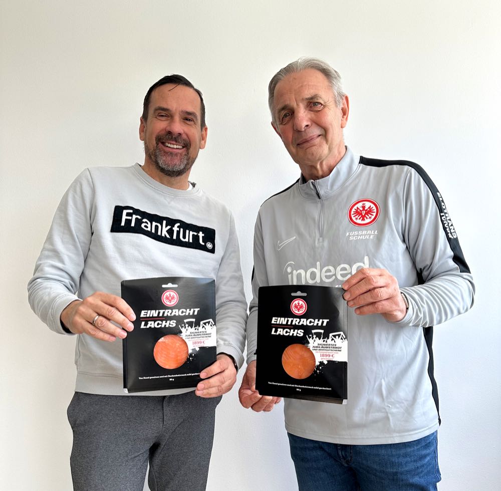 Tinema startet mit Eintracht Frankfurt-Lachs