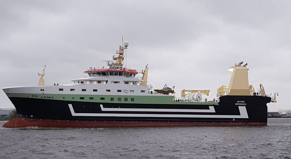 Trawler-Neubau „Jan Maria“ wird getauft