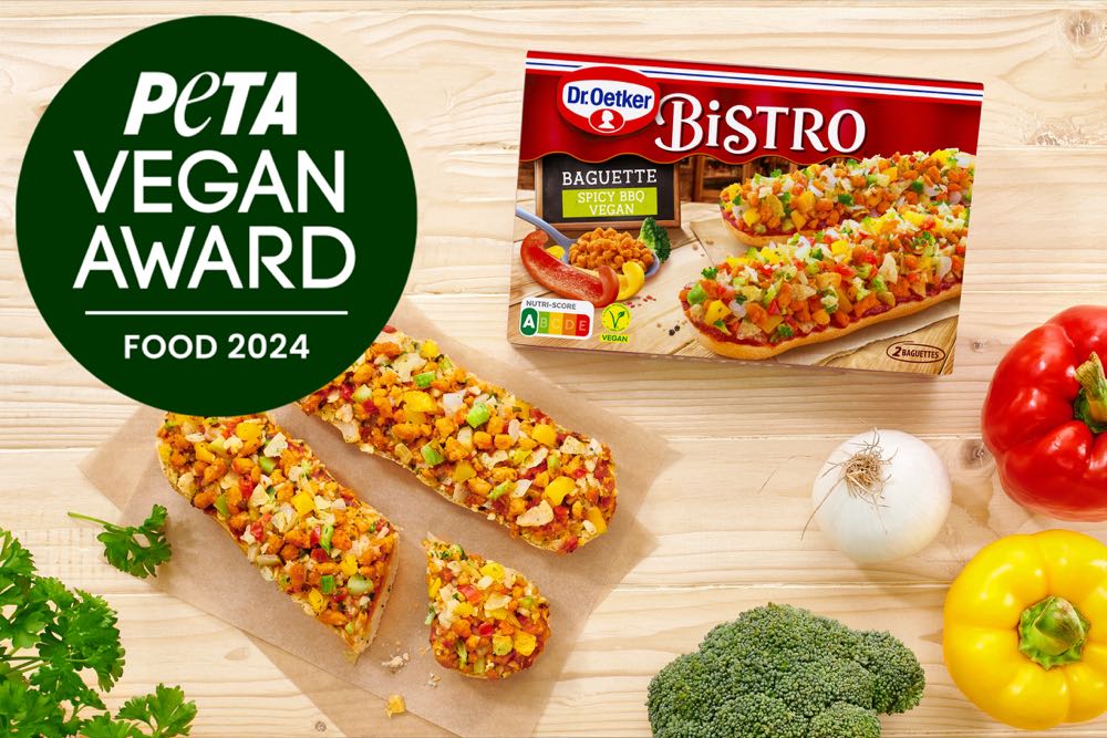 Dr. Oetker gewinnt den Peta Vegan Award 2024