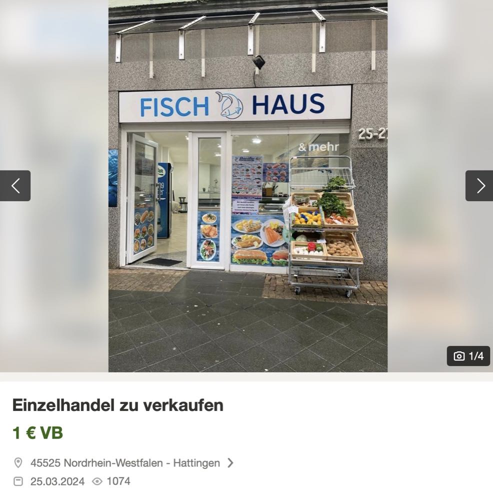 Hattingen: Neues Fischgeschäft wieder geschlossen