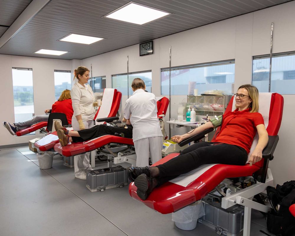 Salesianer: Mitarbeiter spenden Blut