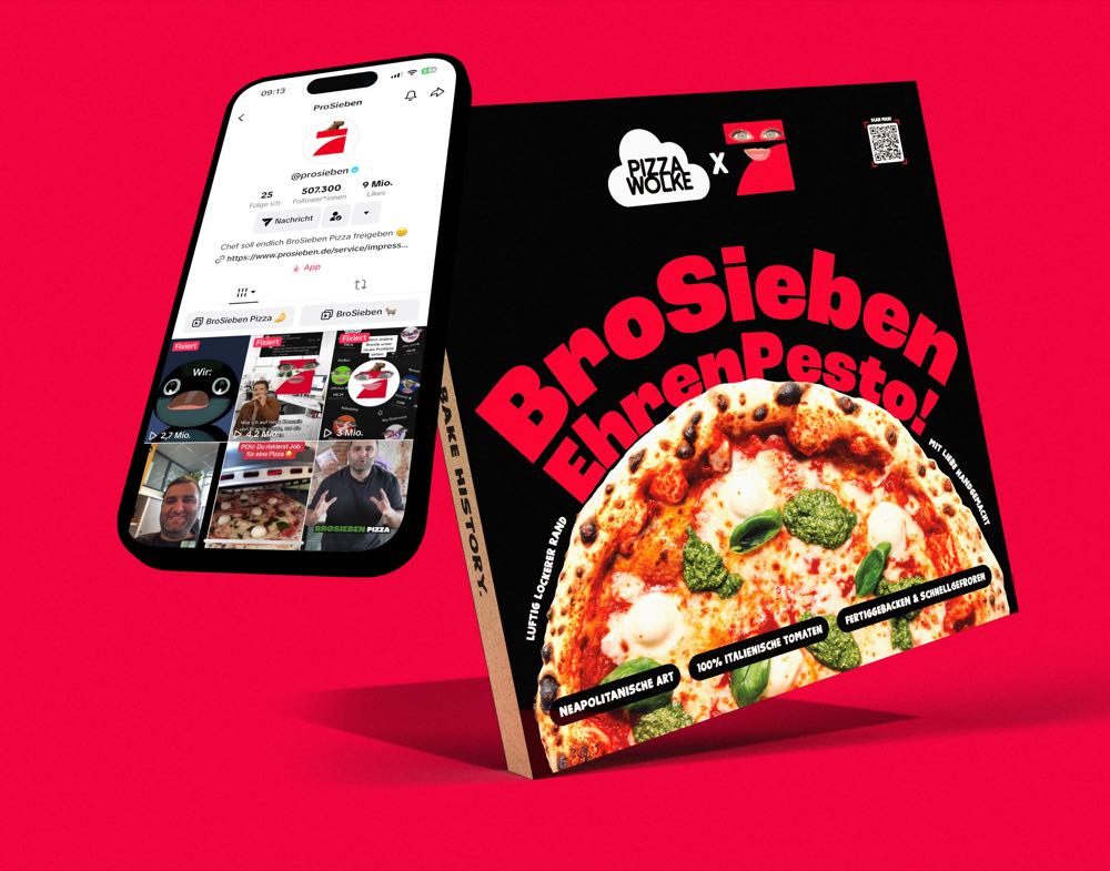 Pizza Wolke kooperiert mit ProSieben