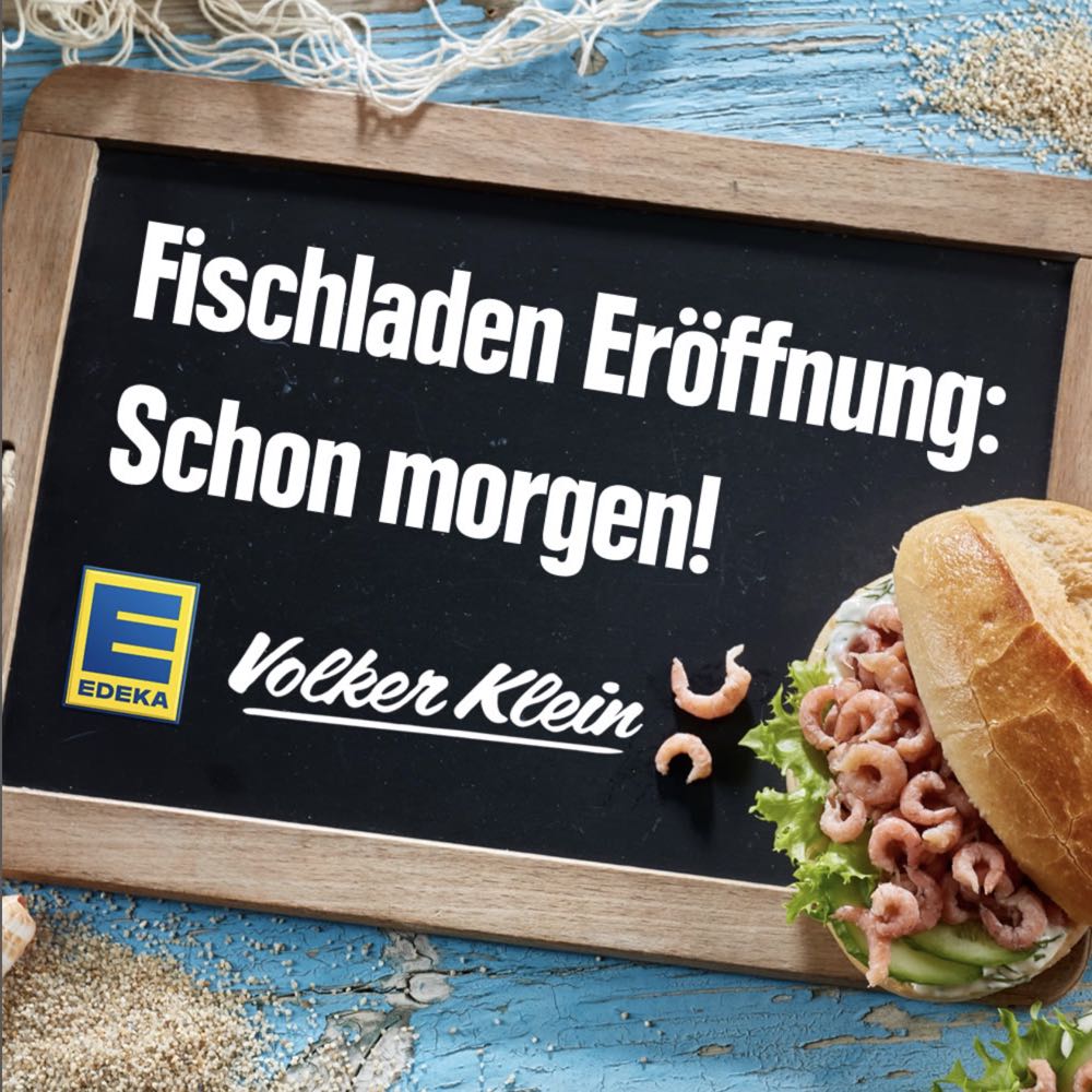 Wedel: Edeka Volker Klein jetzt mit Fischladen