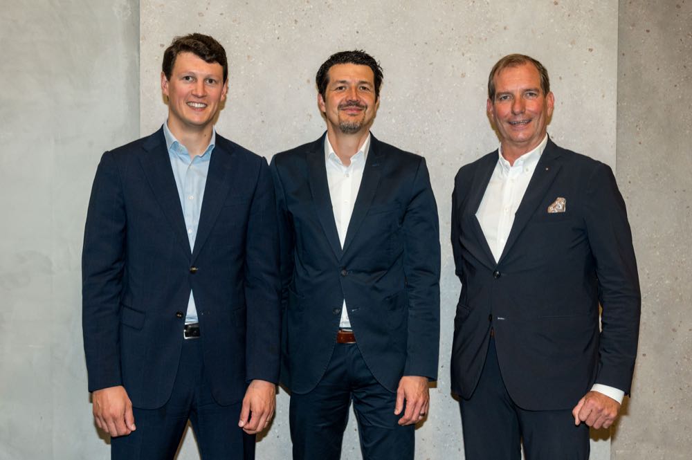 Der neu gewählte MMFA-Vorstand: Pieter Wilmots, Sebastian Wendel und Jan Dossche. MMFA-Vorstand: Dossche und Wendel bestätigt, Wilmots folgt auf Ruland