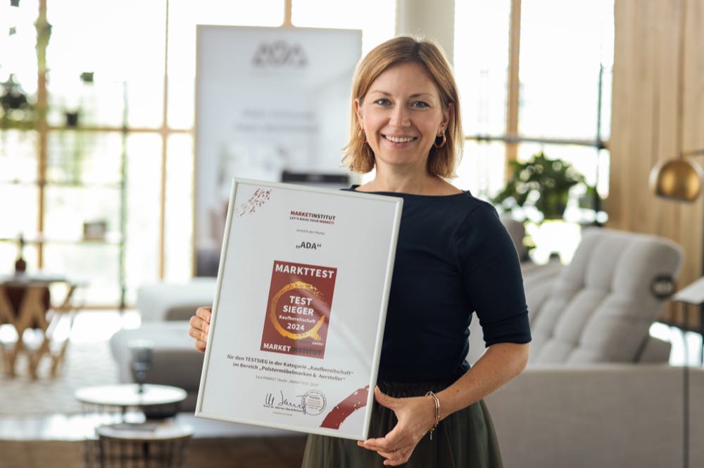 Margot Wisiak, Director Development & Marketing bei ADA ADA mit drei Market Quality Awards prämiert