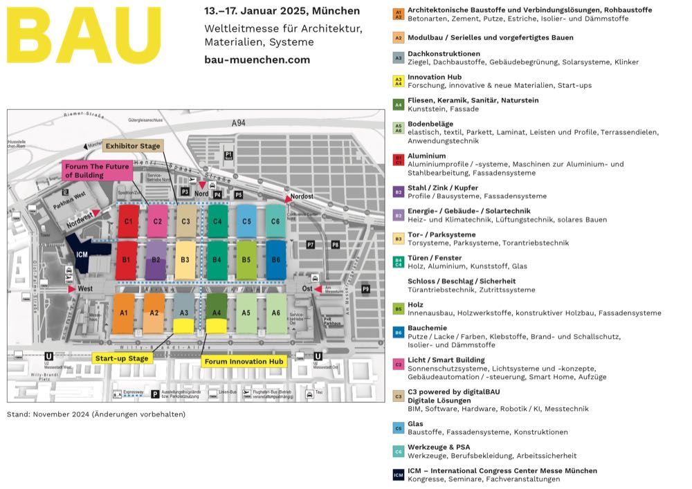  Messe BAU 2025: München wird zum Hotspot der Baubranche