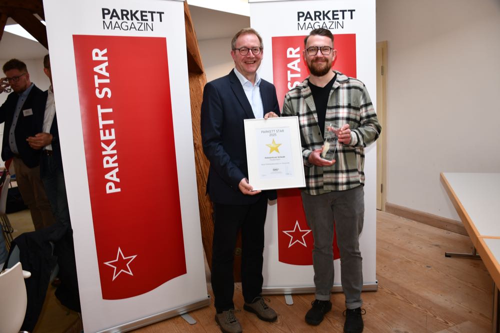 Parkett Star 2025: Feierliche Ehrung der Preisträger