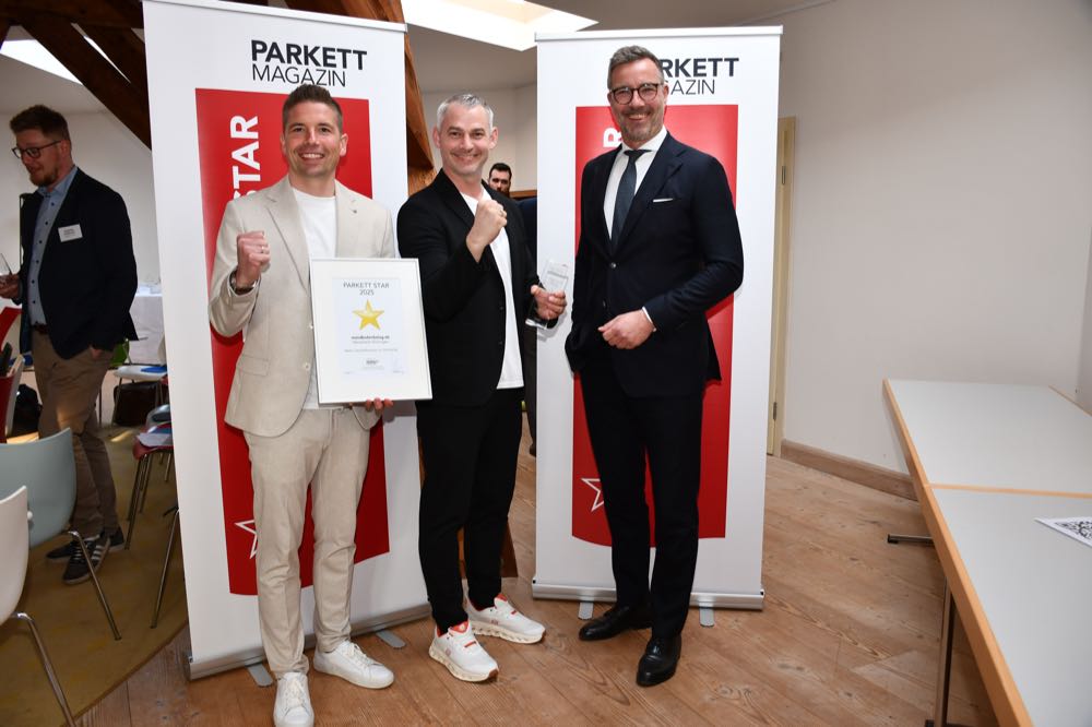 Parkett Star 2025: Feierliche Ehrung der Preisträger
