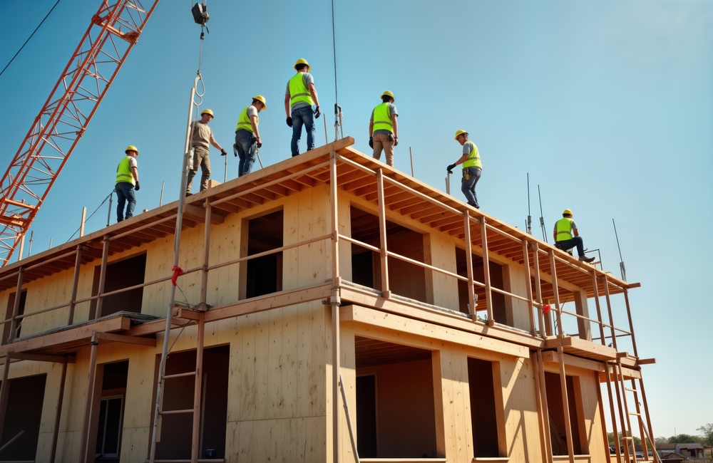 Auftragseingang im Bauhauptgewerbe deutlich gestiegen - Wohnungsbau als Wachstumsmotor