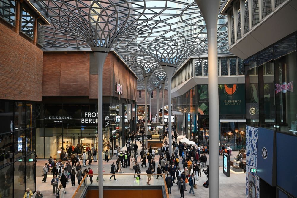 Das Westfield Hamburg-Überseequartier hat eröffnet