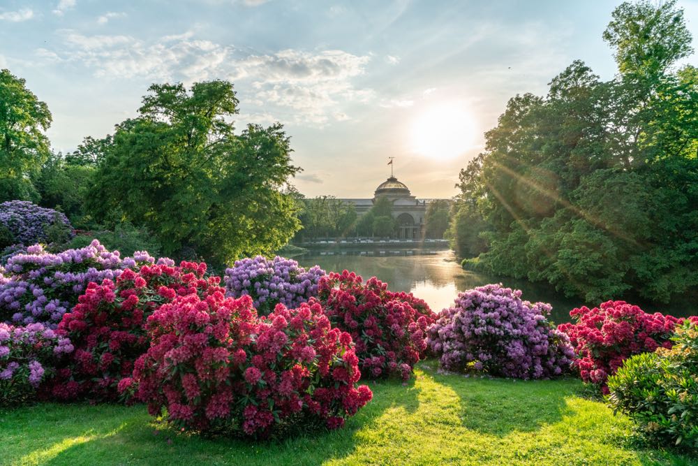 Das historische Kurhaus in Wiesbaden ist Veranstaltungsort des diesjährigen Tapeten-Gipfels. Die Tapetenbranche trifft sich zum Gipfel