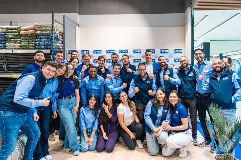 Das Jysk-Team Casablanca Jysk eröffnet erste Stores in Marokko
