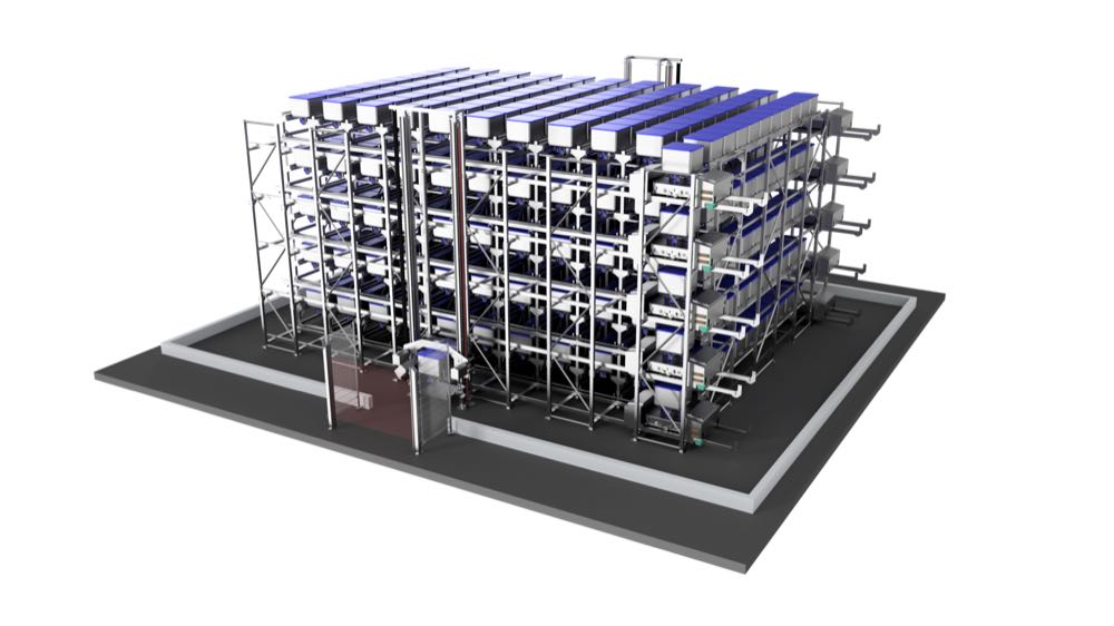 Stapellagersystem BinStacker Typ Celsius M1000. Mohn GmbH wird exklusiver D-A-CH-Partner für Finmatec „BinStacker“