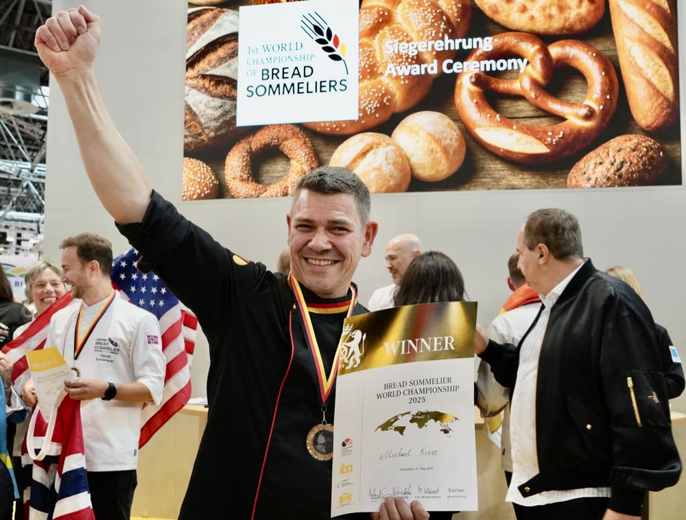 iba: Michael Kress erster Weltmeister der Brot-Sommeliers