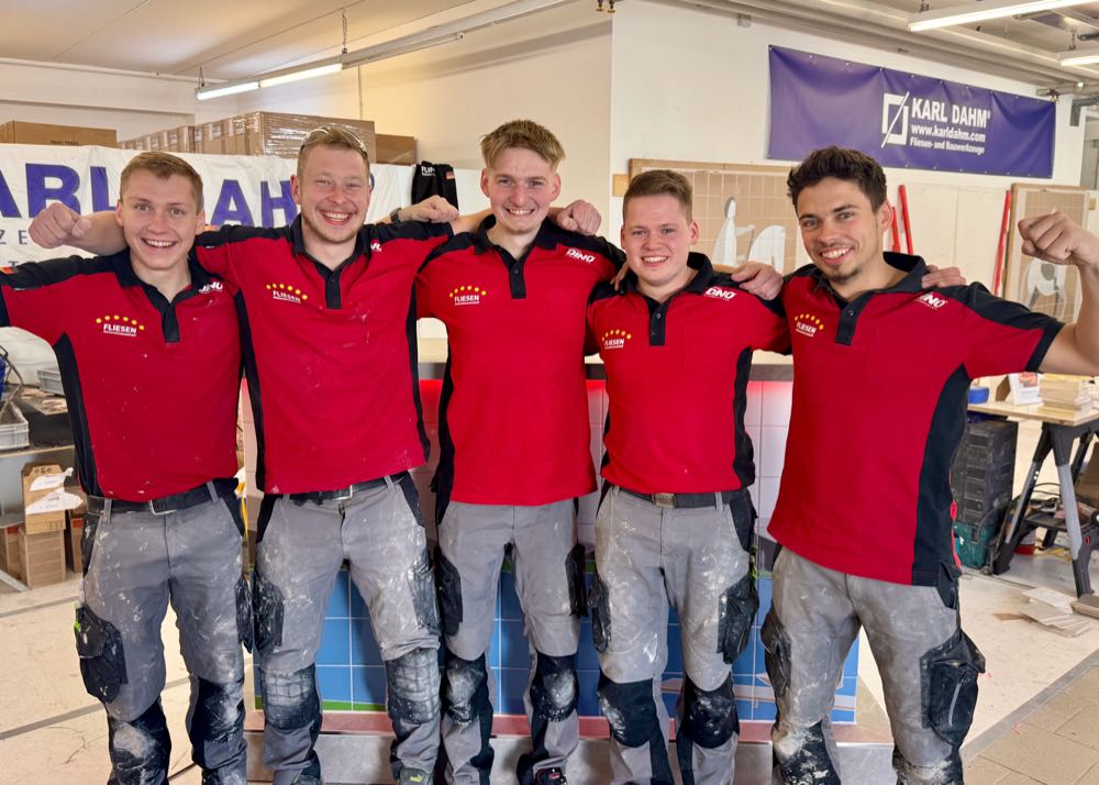  Fliesen-Nationalmannschaft: Luis Brauner tritt bei Euroskills 2025 an