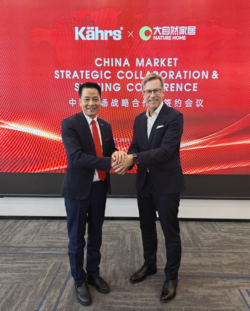 Kährs: LOI für Vertriebskooperation in China