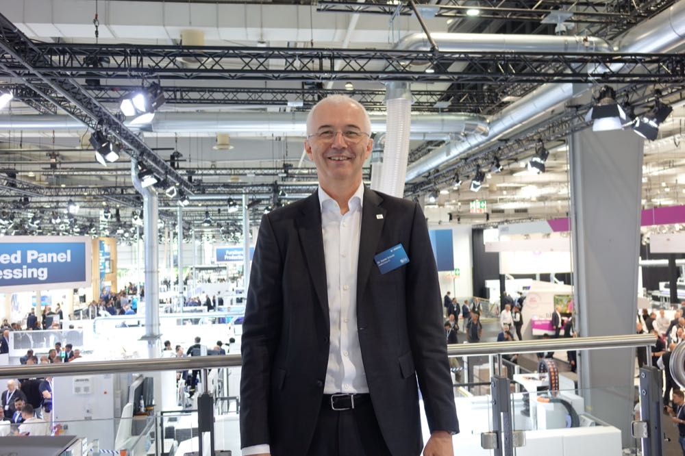 Dr. Daniel Schmitt, Vorstandsvorsitzender Homag Group, konzentriert Messeauftritte bis auf weiteres auf internationale Leitmessen wie die Ligna. Ligna 2025: KI erhöht die Taktzahl