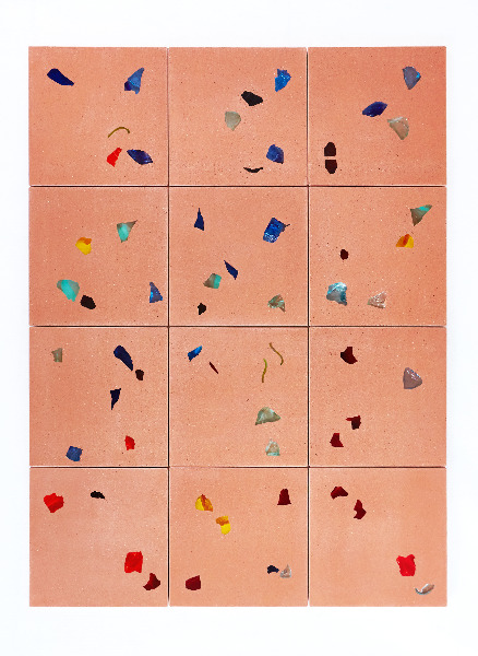 Studio JeschkeLanger - Glasabfälle als Neoterrazzo zu neuem Leben erweckt