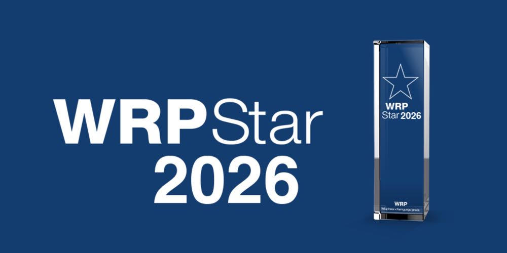 WRP Star: Preisträger für 2026 gesucht