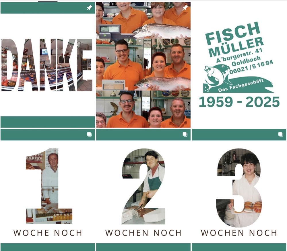 Goldbach: Fisch Müller – Geschäftsaufgabe mit Ansage