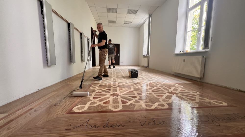 „Parkettleger on Tour“ in der Stadtverwaltung Wurzen