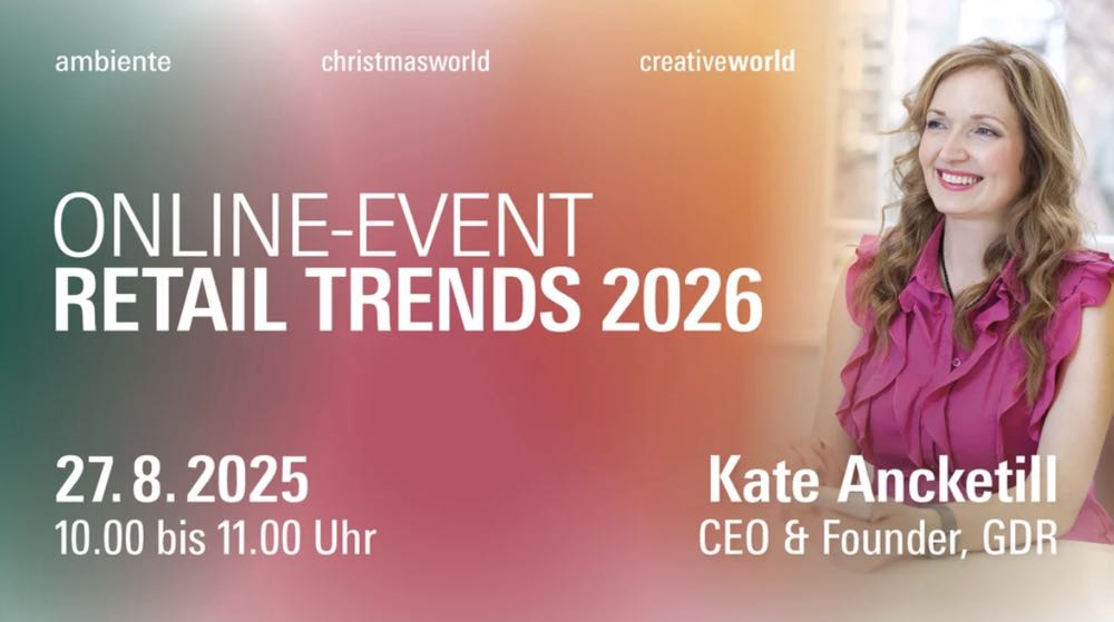  Retail Trends 2026: Online-Veranstaltung der Frankfurter Konsumgütermessen