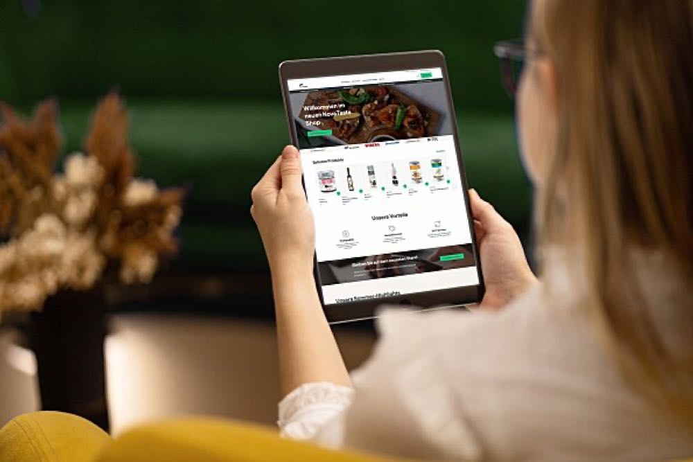 NovaTaste startet neuen Onlineshop