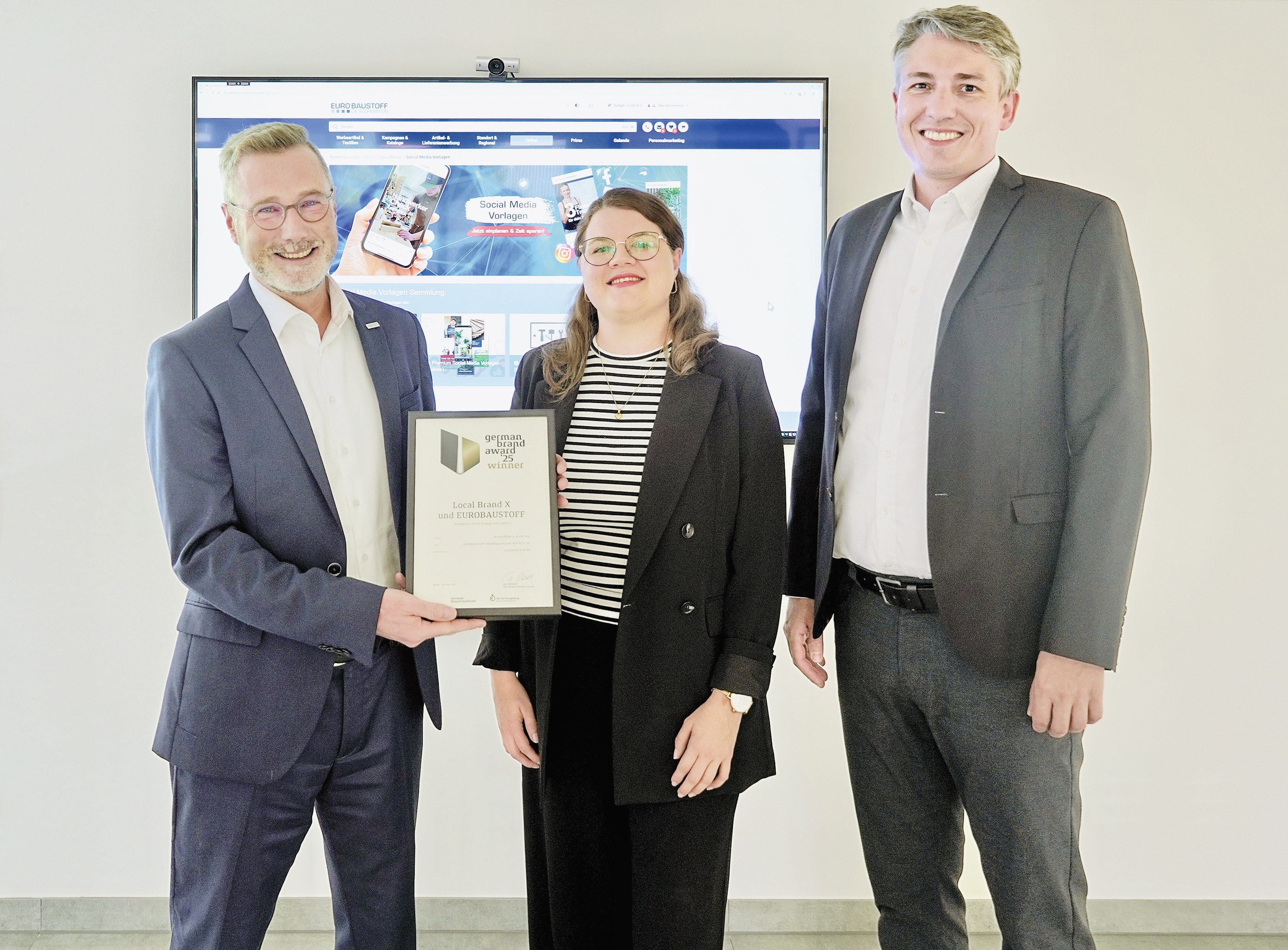Eurobaustoff: „Marketing-Cockpit 2.0“ erhält German Brand Award 2025
