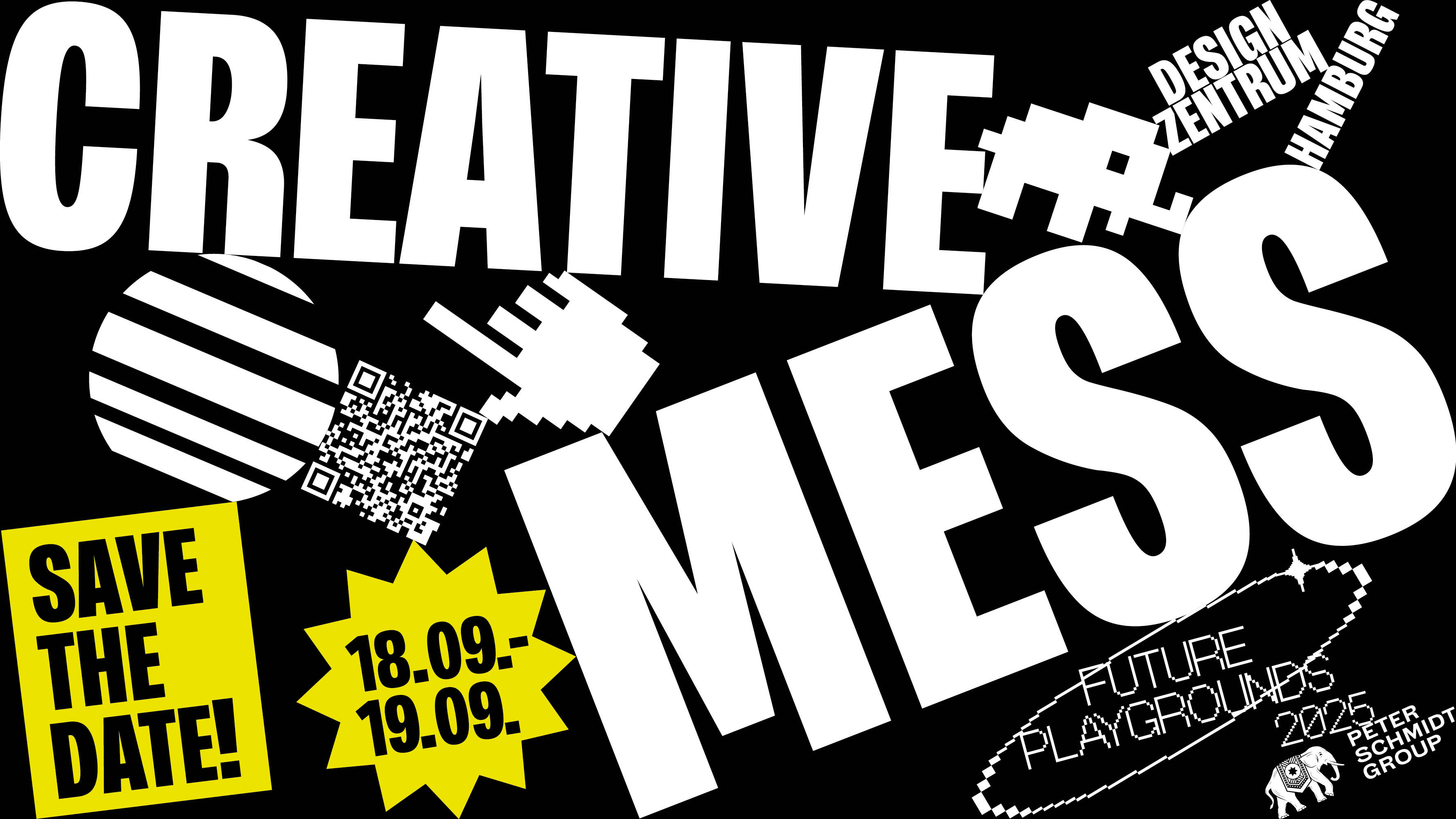 Plakat des Design-Festivals „Future Playground“ „Future Playgrounds“: Chaos erwünscht