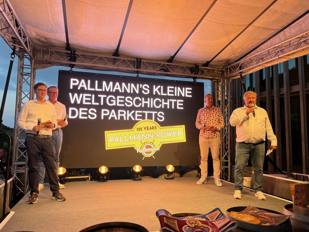 125 Jahre Pallmann: Volle Power auf’s Parkett