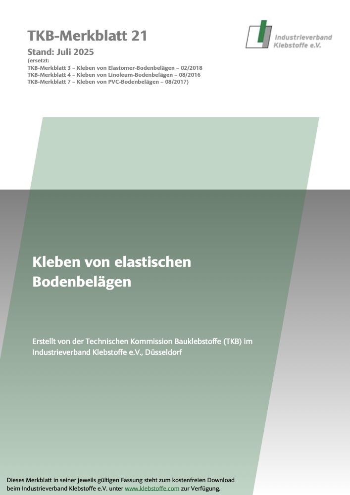  TKB: Merkblätter 17 und 21 überarbeitet, TKB-Bericht 12 vorgestellt