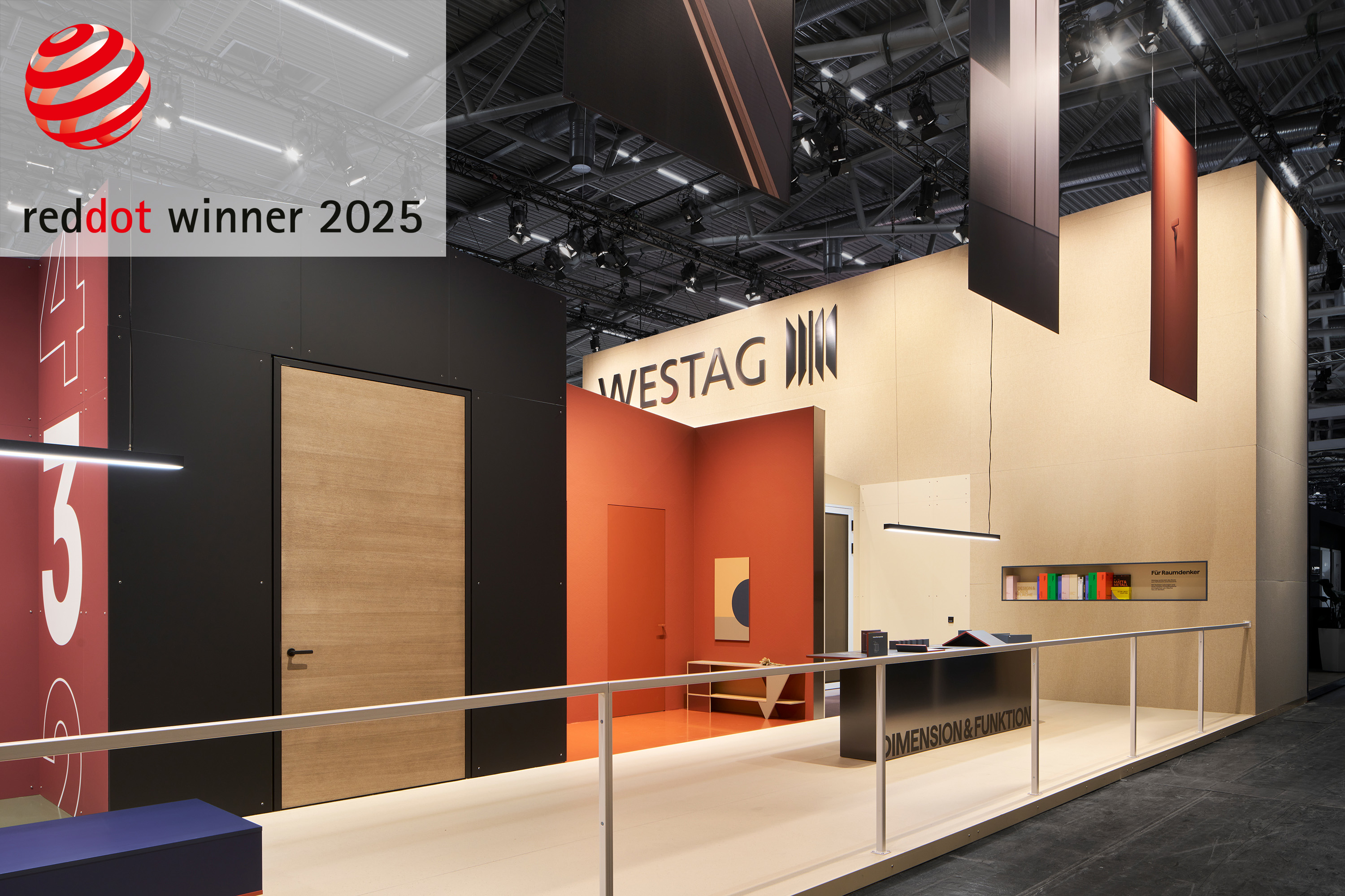 Red Dot Award für Westag-Messestand auf der BAU 2025
