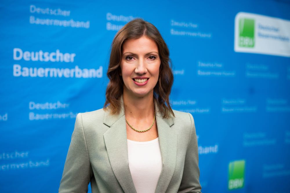 Stefanie Sabet leitet die Geschäfte des Deutschen Bauernverbandes