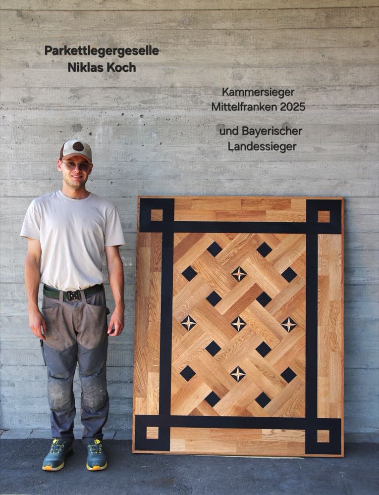 Innung Franken, Niederbayern, Oberpfalz: Freisprechung der Parkettleger
