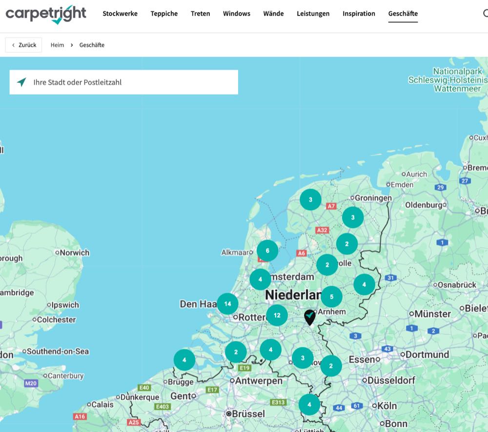  Endgültiges Aus für Carpetright in den Niederlanden