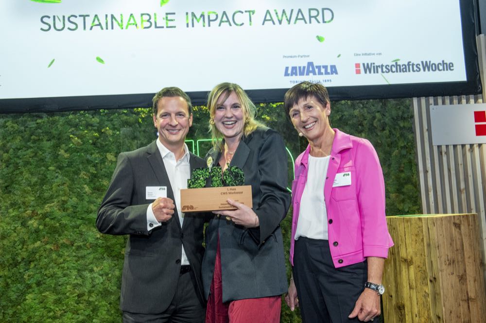 CWS Workwear für Nachhaltigkeit ausgezeichnet
