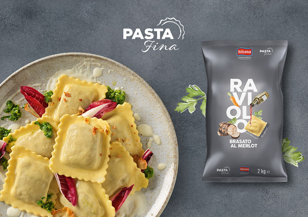 Hilcona Foodservice | Raviolo Brasato al Merlot