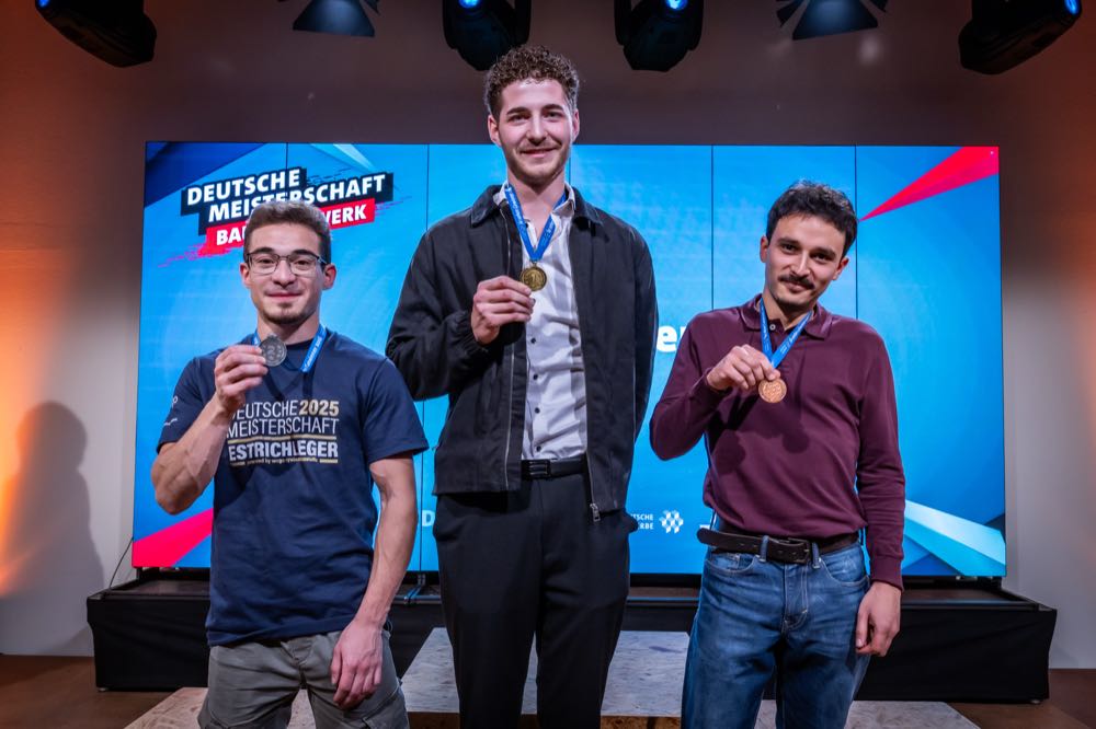  ZDB: Bester Estrichleger 2025 stammt aus Hessen