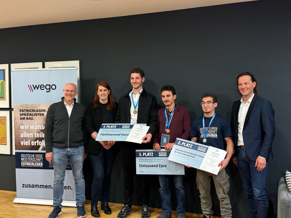  ZDB: Bester Estrichleger 2025 stammt aus Hessen