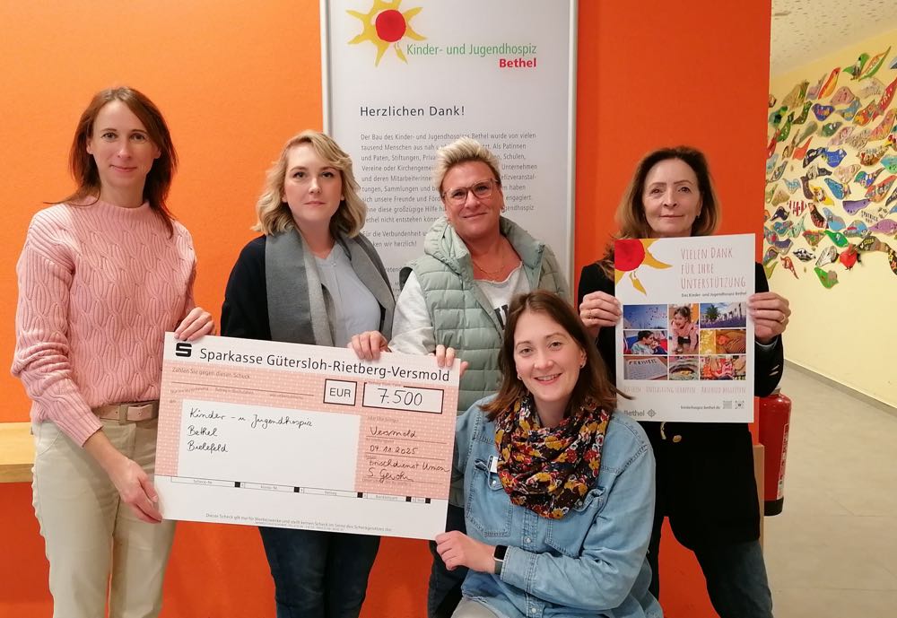 Frischdienst Union spendet für das Kinderhospiz Bethel