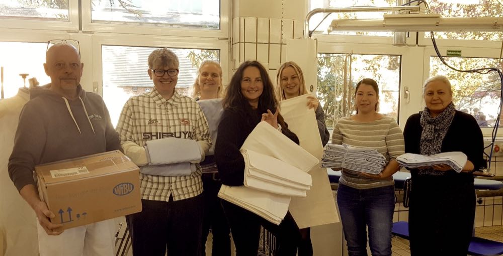 Wäschespende für Lehrlinge