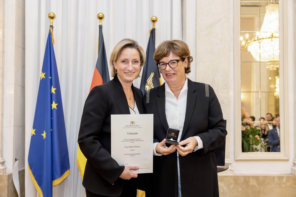Wirtschaftsmedaille für Häfele-Verwaltungsratsvorsitzende Sibylle Thierer