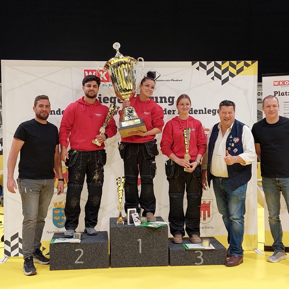  Österreichischer Bundeslehrlingswettbewerb: Nathalie Lenzbauer gewinnt Bodenleger-Titel